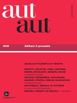 cover image of aut aut 400